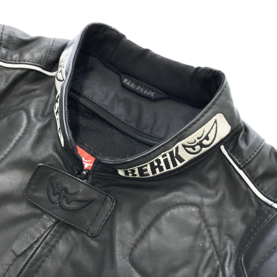 BERIK ベリック レザージャケット ブラック系 48 バイクウェア メンズ
