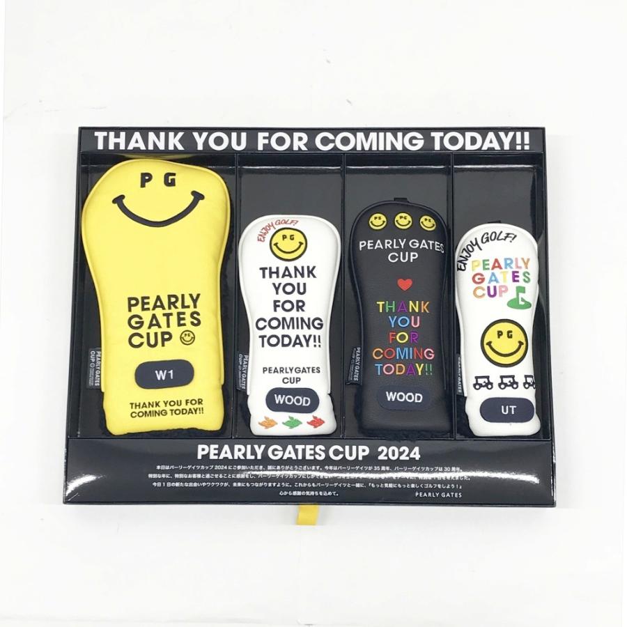 新品】PEARLY GATES パーリーゲイツ CUP 2024 ヘッドカバー 4点セット