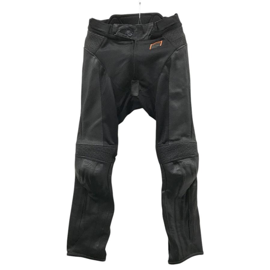 HYOD ヒョウドウ パンチングメッシュ レザーパンツ ブラック系 M