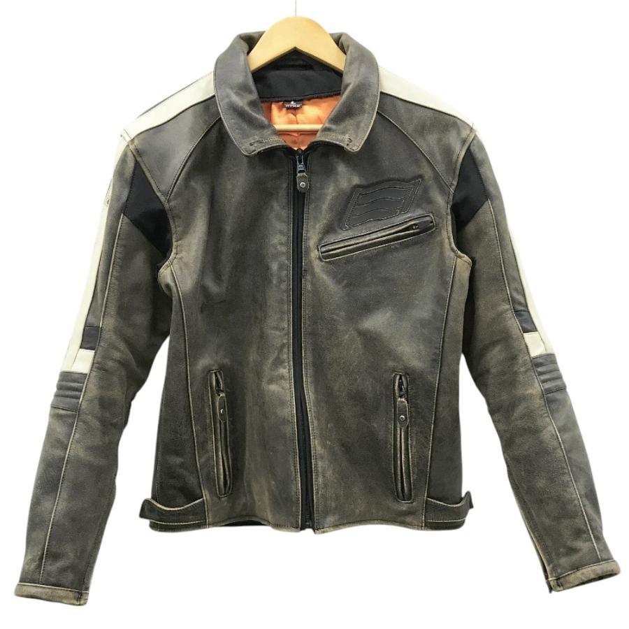 HYOD ヒョウドウ レザージャケット ヴィンテージ加工 ブラウン系 L