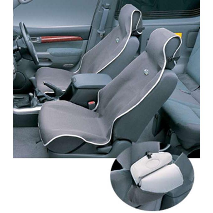 ランドクルーザー プラド シートエプロン1枚 グレー トヨタ純正部品