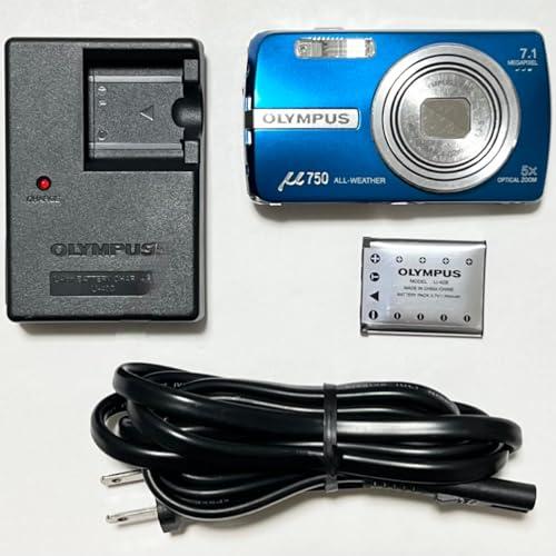 OLYMPUS デジタルカメラ μ750 スカイブルー μ-750 BLU : 中古