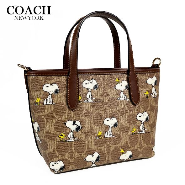 COACH（コーチ） COACH X PEANUTS スヌーピー コラボ ミニ トート