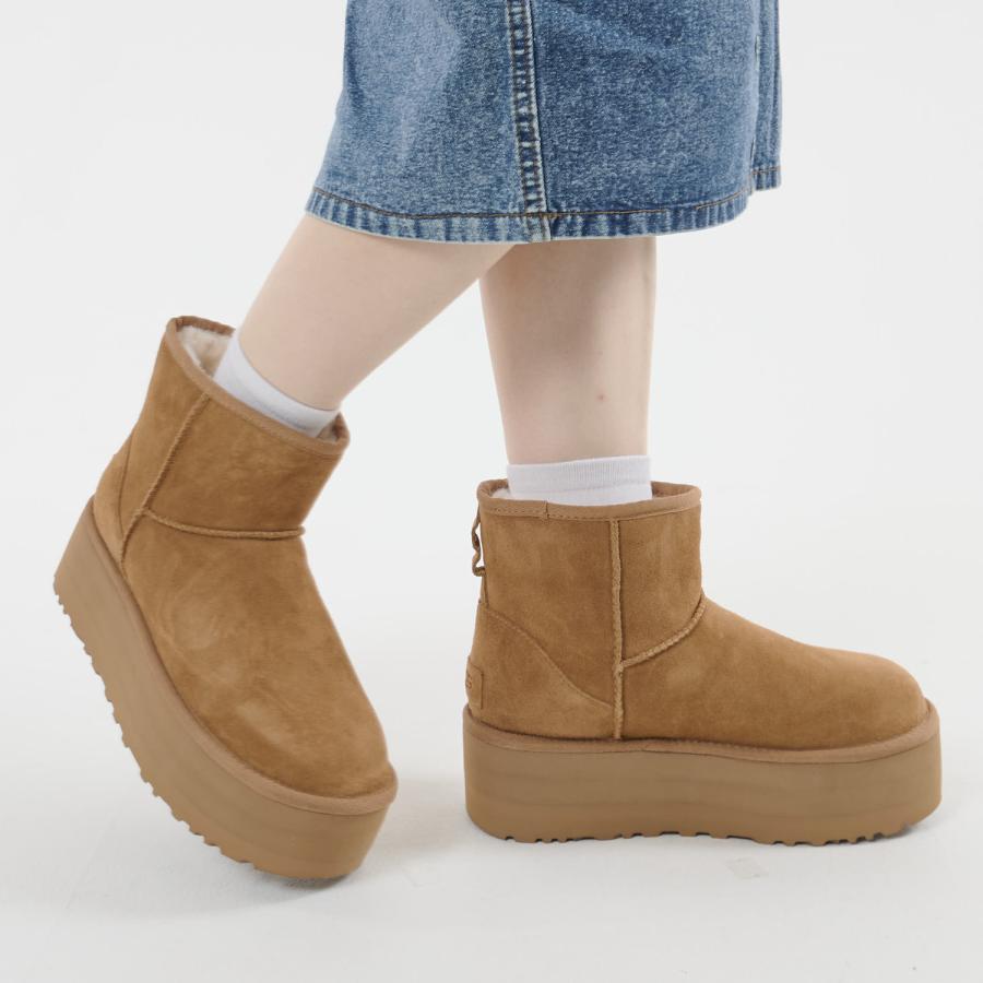 UGG（アグ） ムートンブーツ クラシック ミニ プラットフォーム