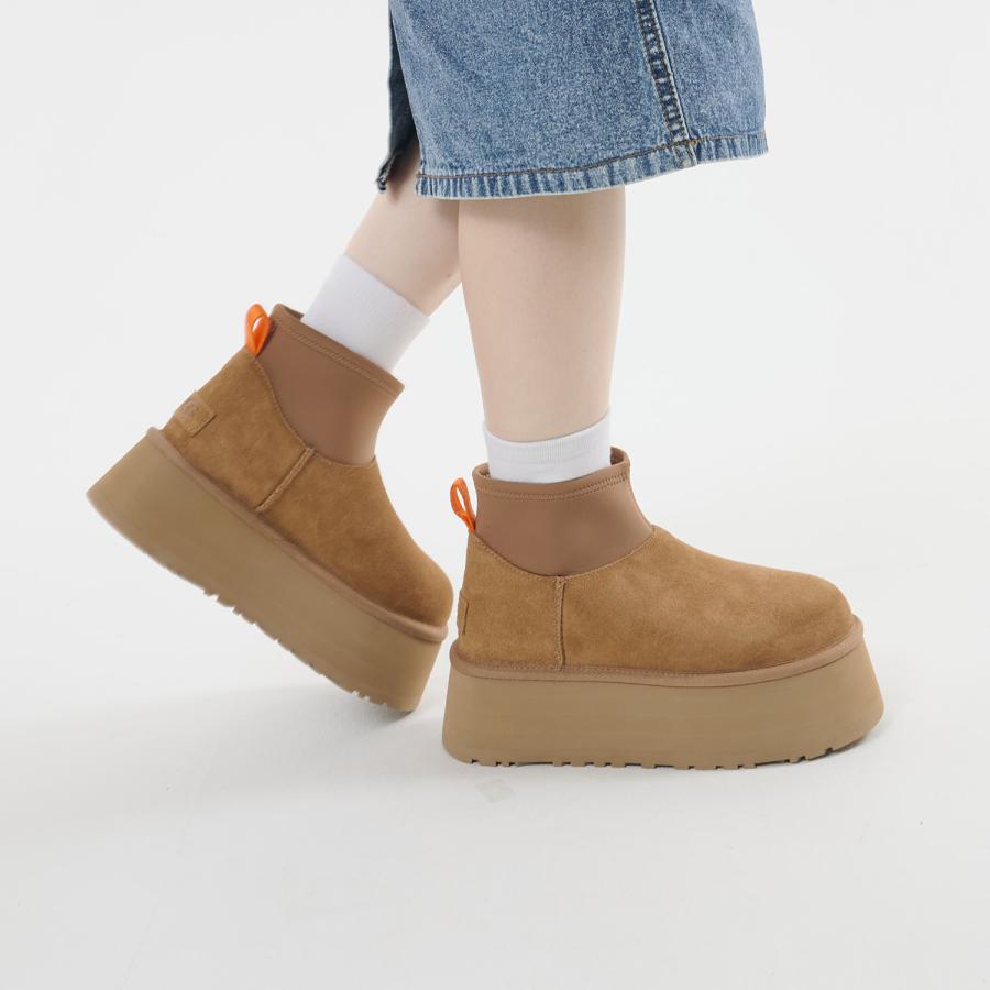 UGG（アグ） クラシックミニ ディッパー ブーツ レディース 厚底