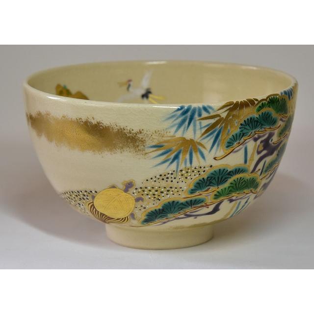 真葛焼 五代宮川香斎 蓬莱山画抹茶茶碗 : すいぎょく園 - 通販 - Yahoo