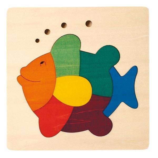 ジョージ・ラック・パズル カラフルパズル・さかな GL6502 知育玩具