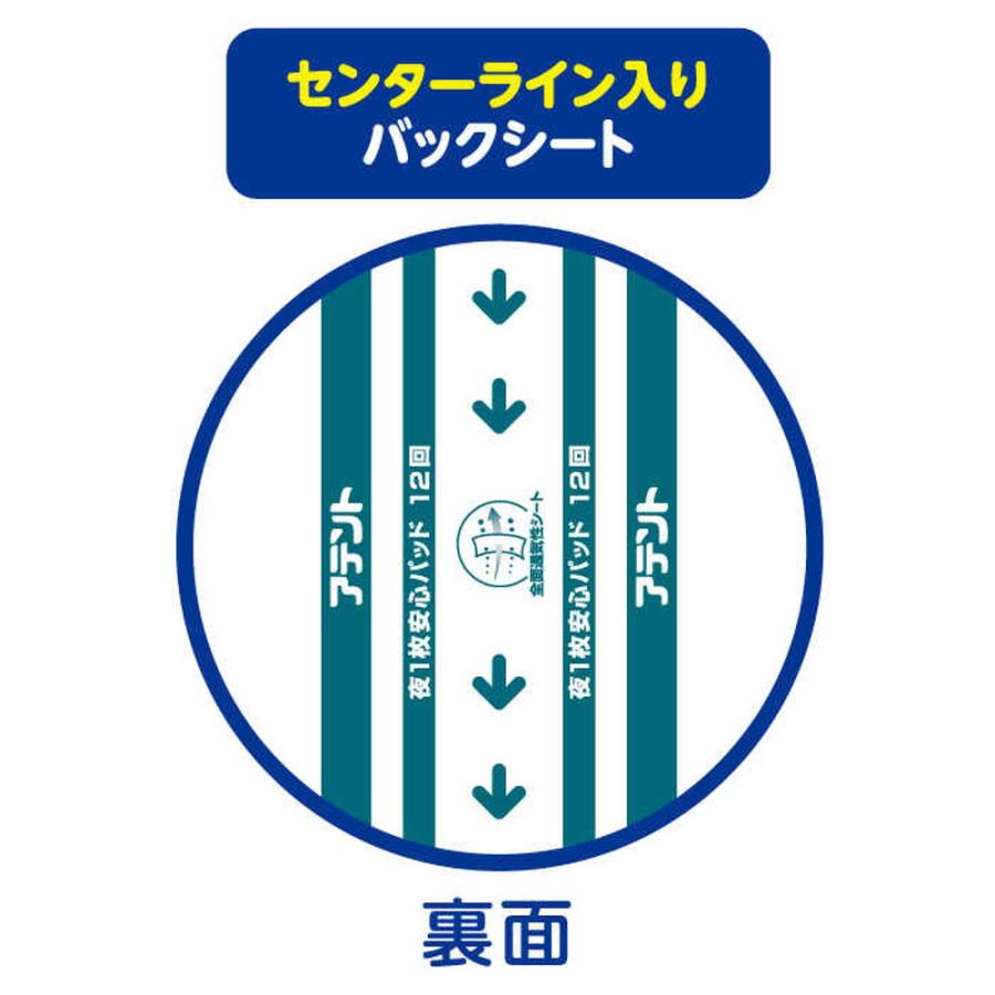 大王製紙 アテント 夜1枚安心パッド 12回吸収 20枚 【3個セット