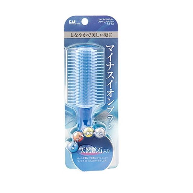 貝印 マイナスイオンボール スタイリングブラシ Lサイズ : サン