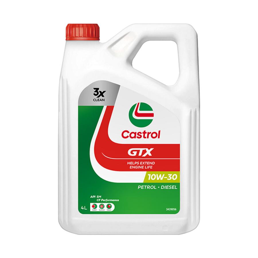 カストロール GTX 10W-30 プラスチック 4L×6本【直送品】 返品
