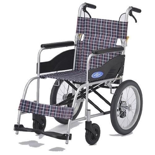 車椅子 日進医療器 NEO-2 アルミ製介助用車椅子 ノーパンクタイヤ仕様