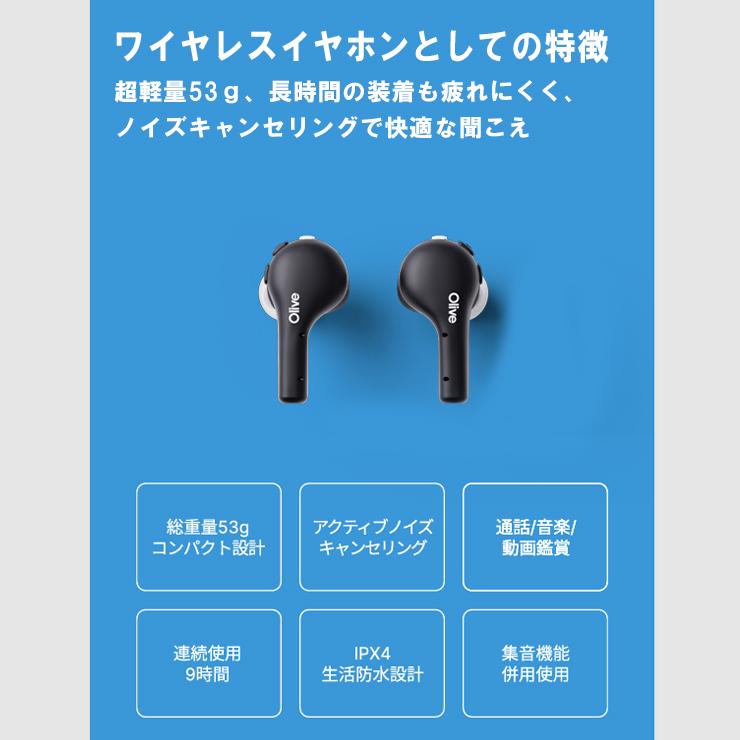 集音器 Olive Air オリーブエアー 両耳 補聴器検討中の方へ 高齢者