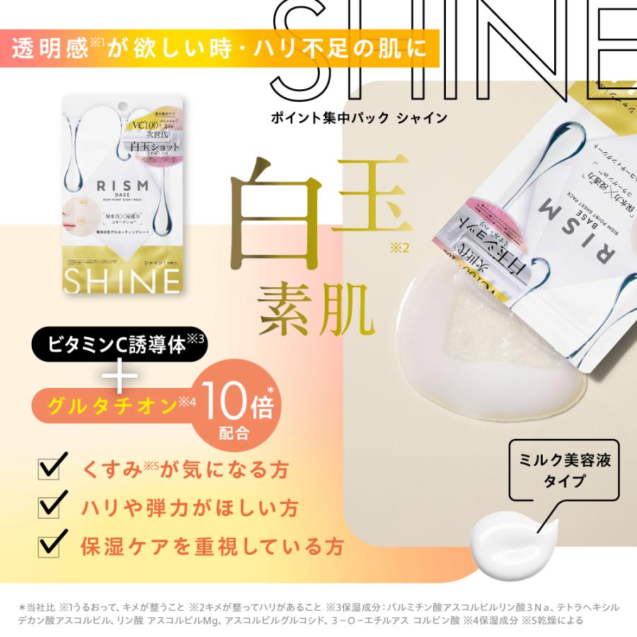 RISM 部分 パック 毛穴 アゼライン酸 ティーツリー 美白 グルタチオン