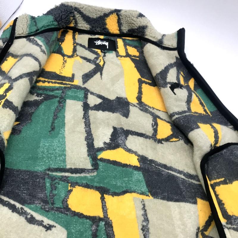 STUSSY（ステューシー） シェルパフリースベスト ボアベスト Block