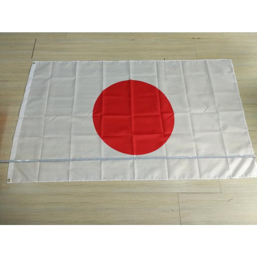 日本国旗 日の丸 大型フラッグ 4号サイズ 150X90cm : すんぷんストア