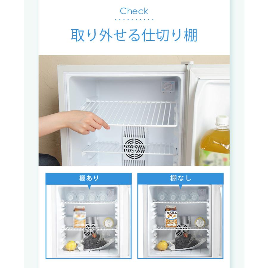 SunRuck（サンルック） 公式 冷蔵庫 1ドア 48L ペルチェ方式 木目調