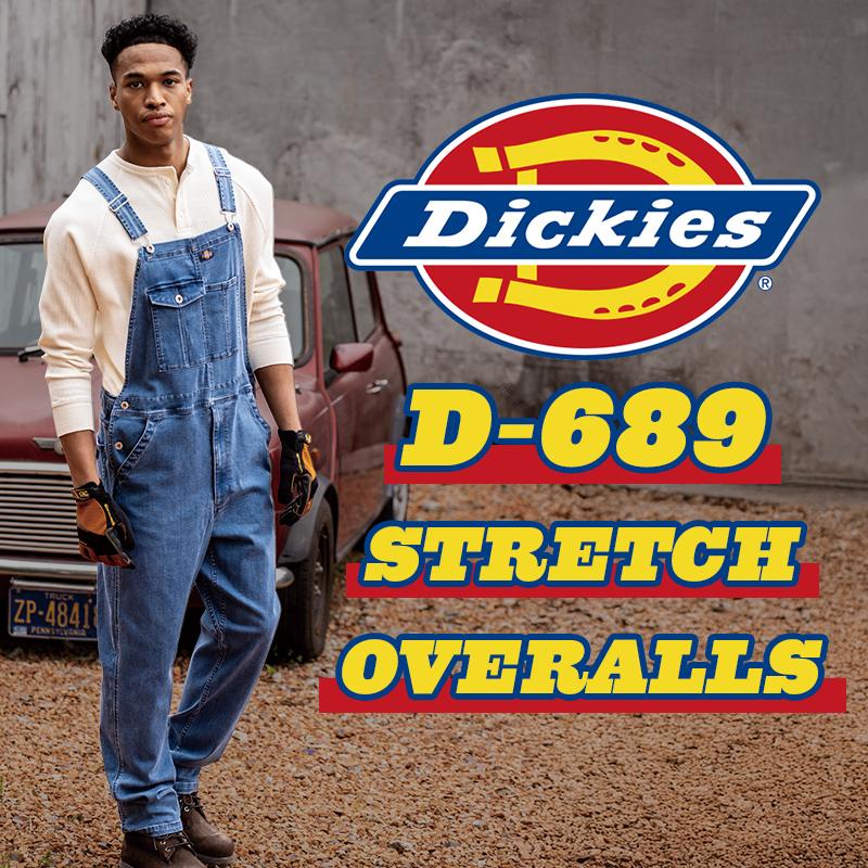 Dickies（ディッキーズ） 作業服 つなぎ D-689 ストレッチ シルキー