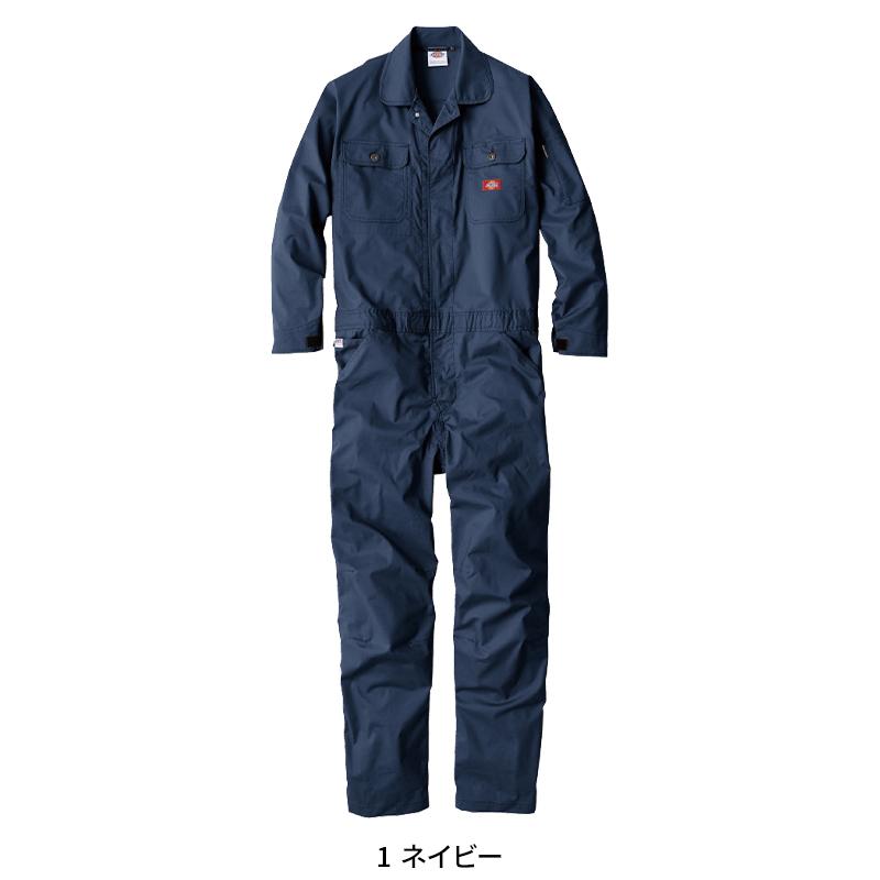 Dickies（ディッキーズ） 作業服 ストレッチCVC長袖ツナギ 春夏用 男女