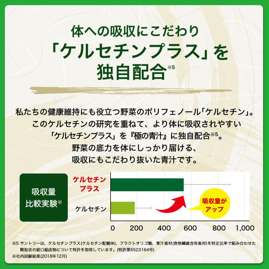 サントリーウエルネス 極の青汁(きわみのあおじる) ケルセチンプラス