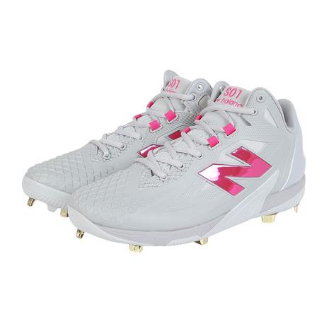 New Balance S01 スパイク グレー/ピンク 大谷翔平モデル