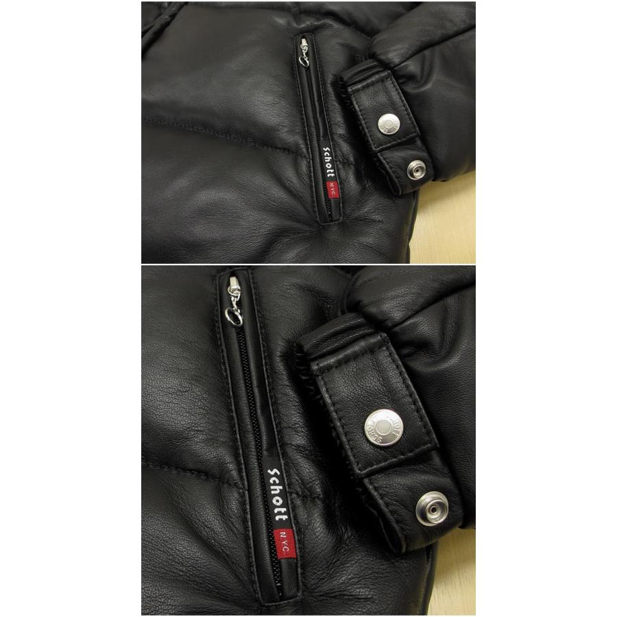 Schott N.Y.C（ショット） Schott シープスキンレザー ダウン
