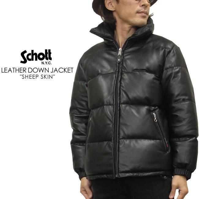Schott N.Y.C（ショット） Schott シープスキンレザー ダウン