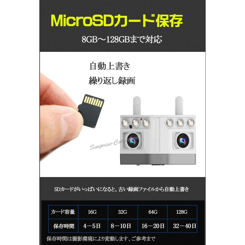 800万画素 防犯カメラ 屋外 10倍ズーム ワイヤレス WiFi 常時録画 人体
