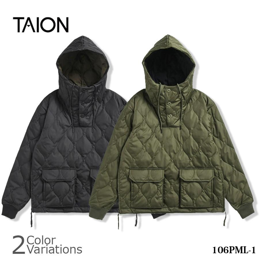 TAION(タイオン) ミリタリー ダウンフーディー 106PML-1 : ミリタリー
