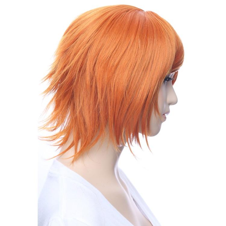 ショートレイヤー 「キャロットオレンジ」「ウィッグネット付