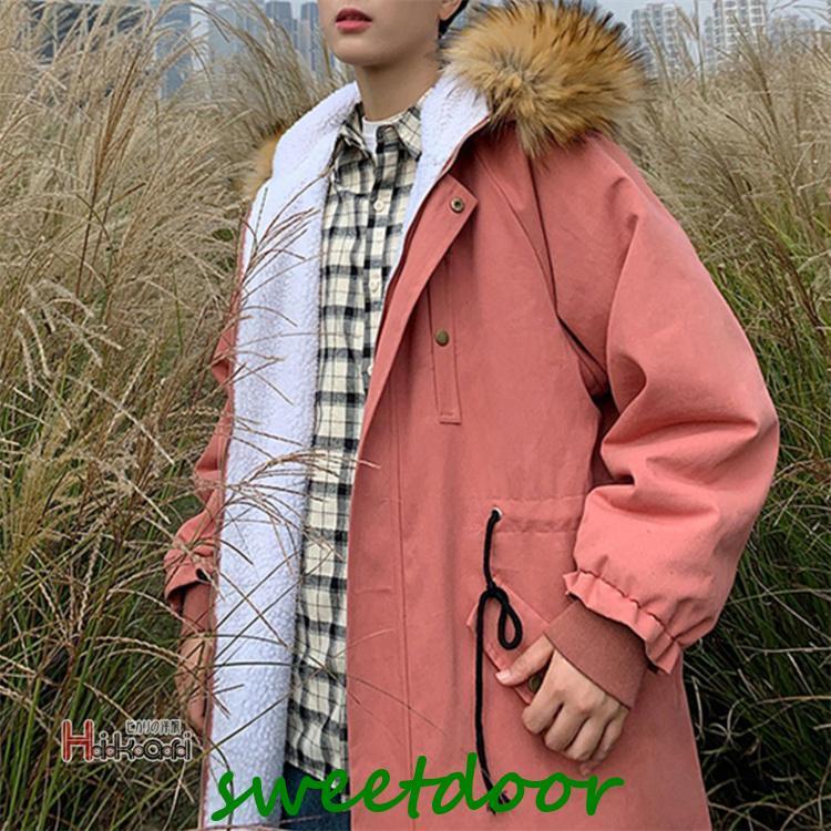 モッズコート メンズ ロングコート 裏起毛 ファー フード付き 暖かい