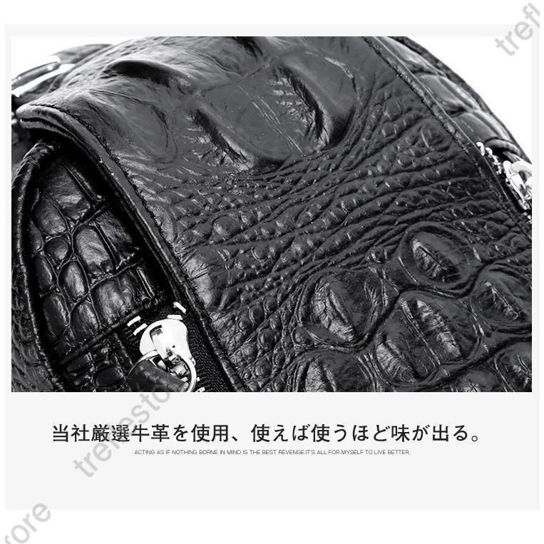 ボディバッグ メンズ 本革 2way 縦型 斜め掛け ショルダーバッグ