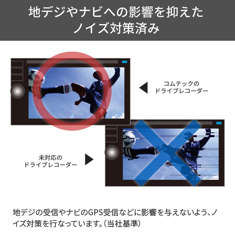 コムテック（Comtec） ドライブレコーダー ZDR037 360度カメラ+