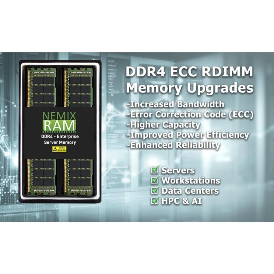 並行輸入品】 128GB (1X128GB) DDR4-3200MHz ECC RDIMM Samsung対応