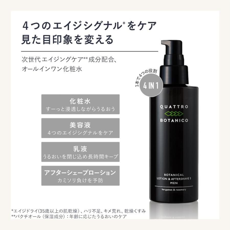 QUATTRO BOTANICO（クワトロボタニコ） メンズ スキンケア セット
