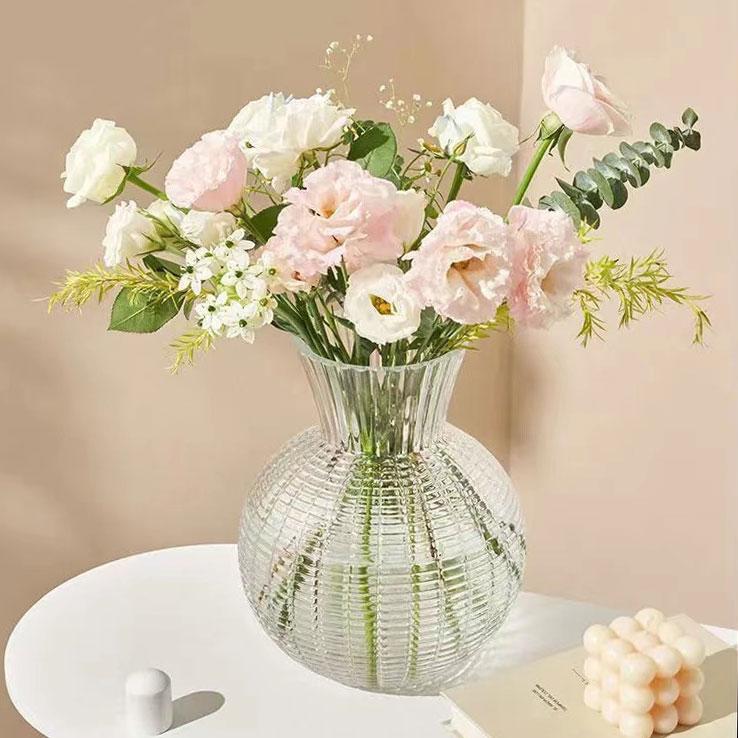 クリアガラス フラワーベース No.63【雑貨 インテリア 花瓶 ガラス