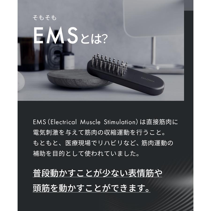 SALONIA（サロニア） 美顔器 ブラシ EMS リフトブラシ 3Dケア ギフト
