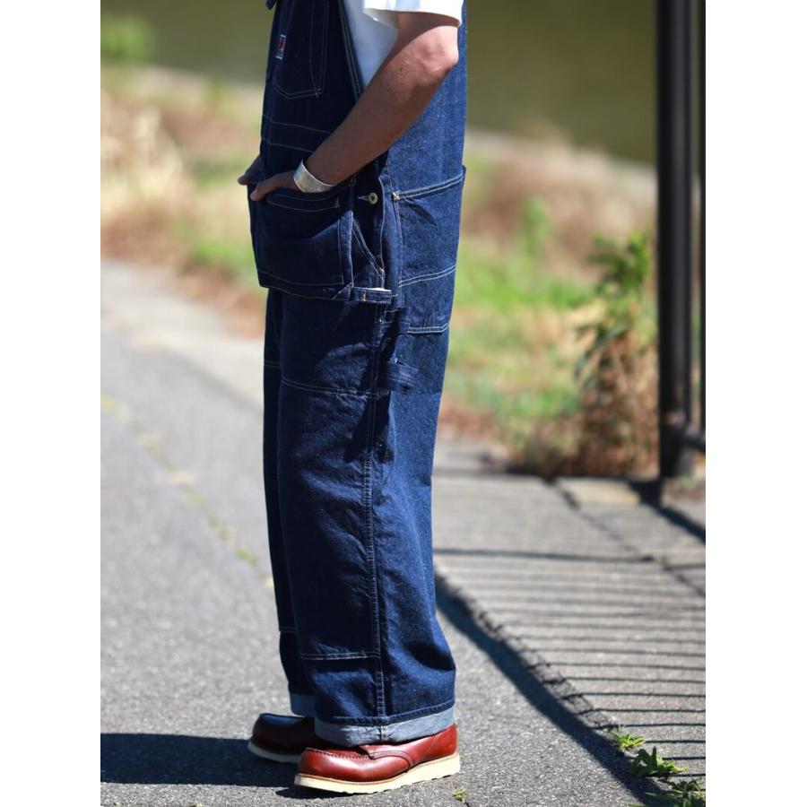 TCBジーンズ ハンディマンパンツ デニム ヒッコリー オーバーオール