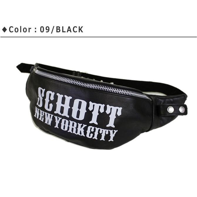 Schott N.Y.C（ショット） Schott LEATHER BODYBAG LOGO レザー