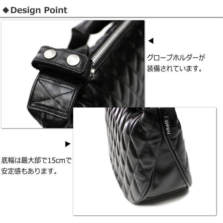 Schott N.Y.C（ショット） Schott PADDED LEATHER BANANABAG レザー