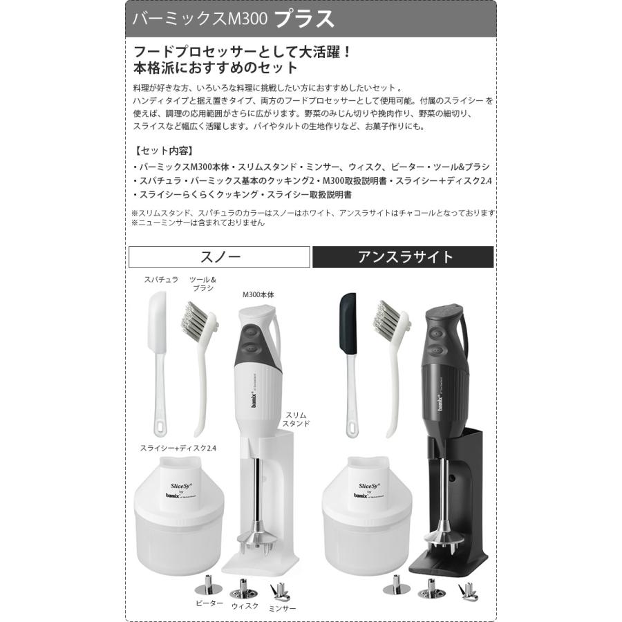 bamix（バーミックス） フードプロセッサー セット M300 プラス 全2色