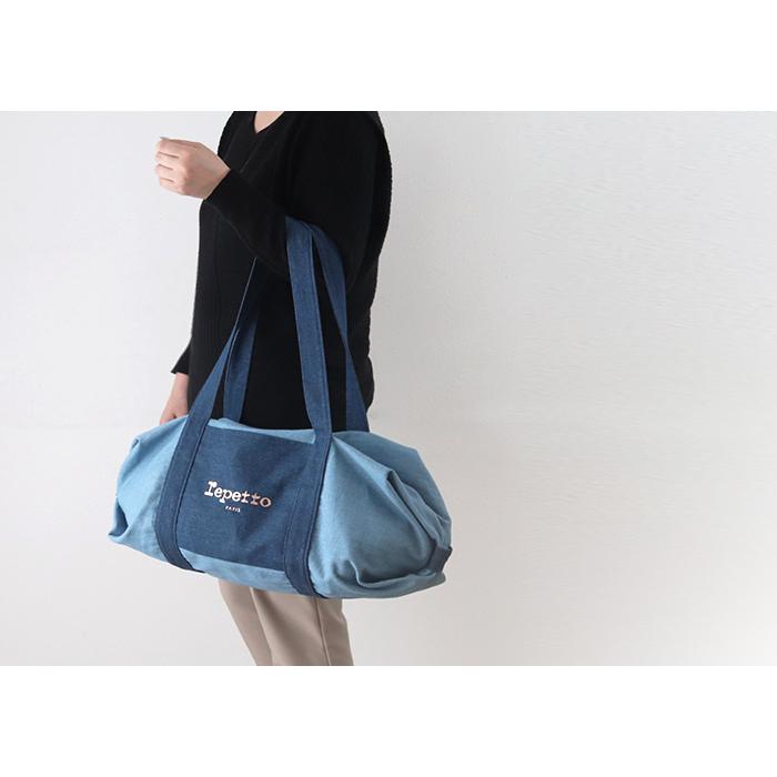 repetto（レペット） バッグ コットン ダッフル バッグ Lサイズ Blue