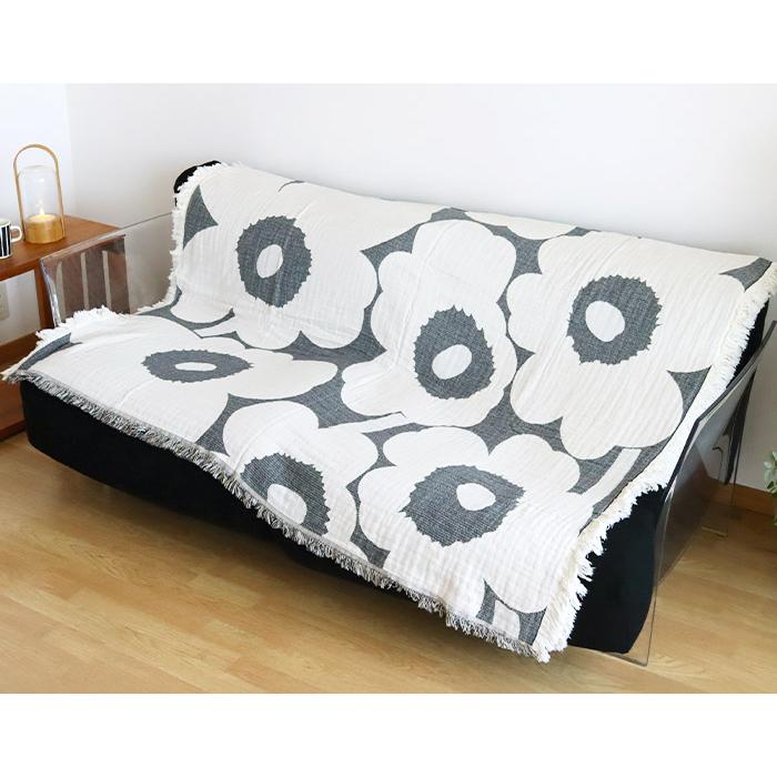 marimekko（マリメッコ） ブランケット Unikko ウニッコ Jacquard
