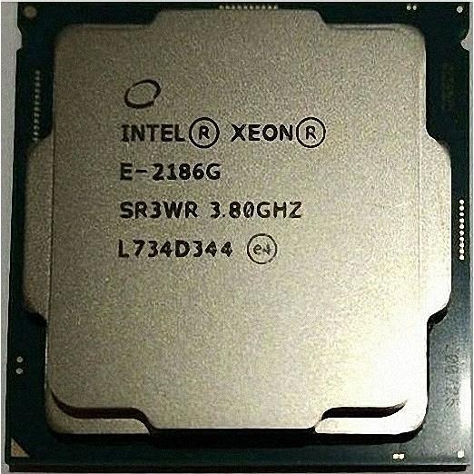 Intel Xeon E-2186G SR3WR 6C 3.8GHz 12MB 95W LGA1151 HD Graphics