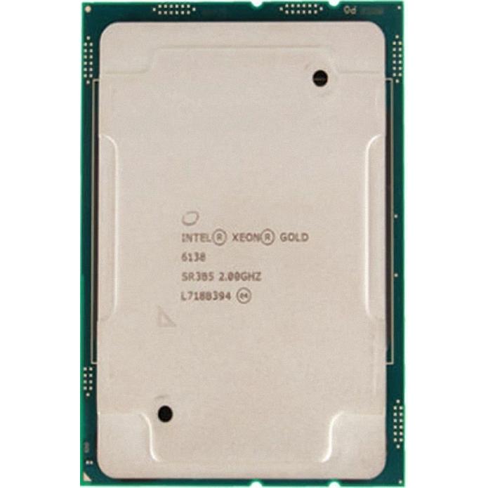 Intel Xeon Gold 6138 SR3B5 20C 2GHz 2.7/3.7GHz 27.5MB 125W LGA3647