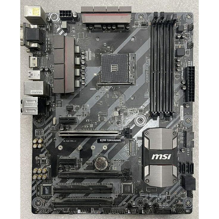 MSI B350 TOMAHAWK AM4 AMD SATA 6Gb/s USB 3.1 HDMI ATX Motherboard