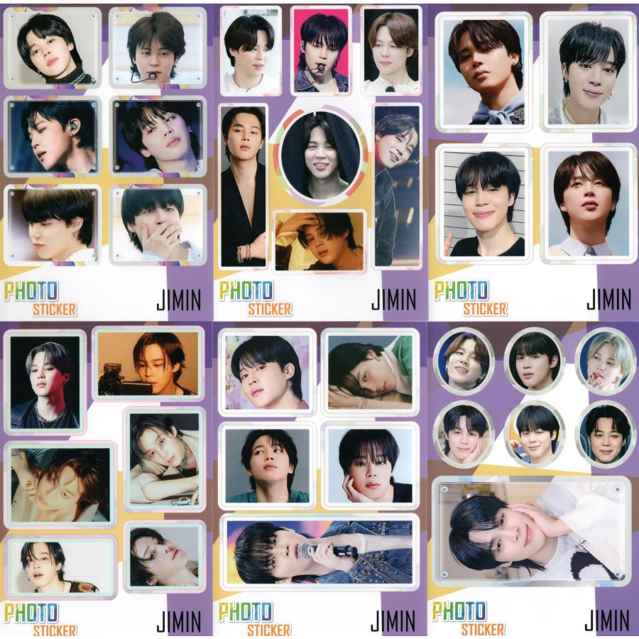 BTS ジミン グッズ ステッカーセット 87枚入 フォトステッカー/ シール
