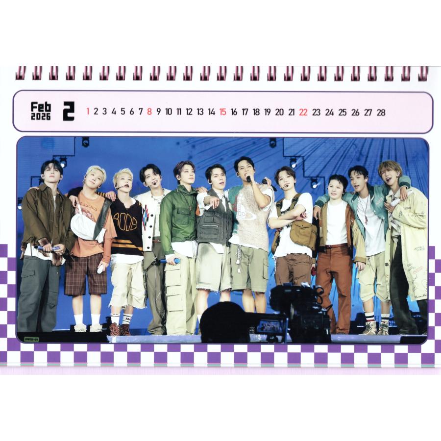 seventeen セブンティーン グッズ 卓上 カレンダー (写真集) 2026~2027