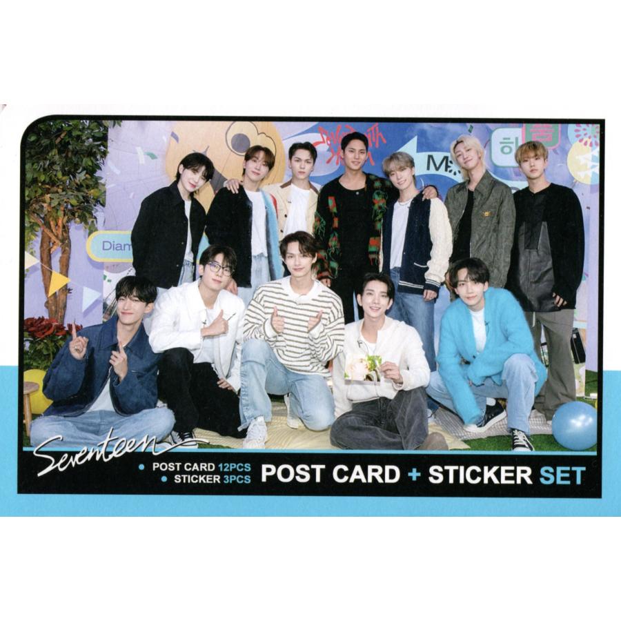 seventeen セブンティーン グッズ ポストカード セット ( 12枚 +