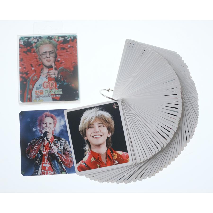 BIGBANG G-DRAGON ジードラゴン GDジヨン グッズ 韓国語 単語 カード