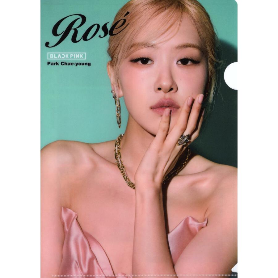 BLACKPINK ブラックピンク ROSE ロゼ グッズ クリアファイル A4サイズ